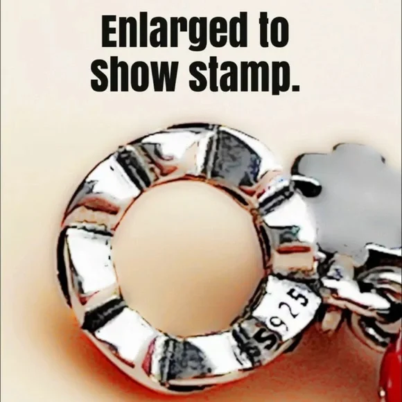 Autism Heart Puzzle S925 Silver Dangle Charm, fits Pandora Charm Bracelet - Picture 4 of 4